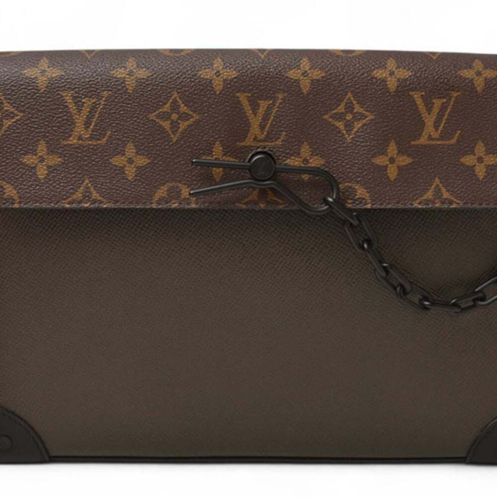 LOUIS VUITTON Brown Monogram Pochette Clutch Bag - Picture 2 of 12
